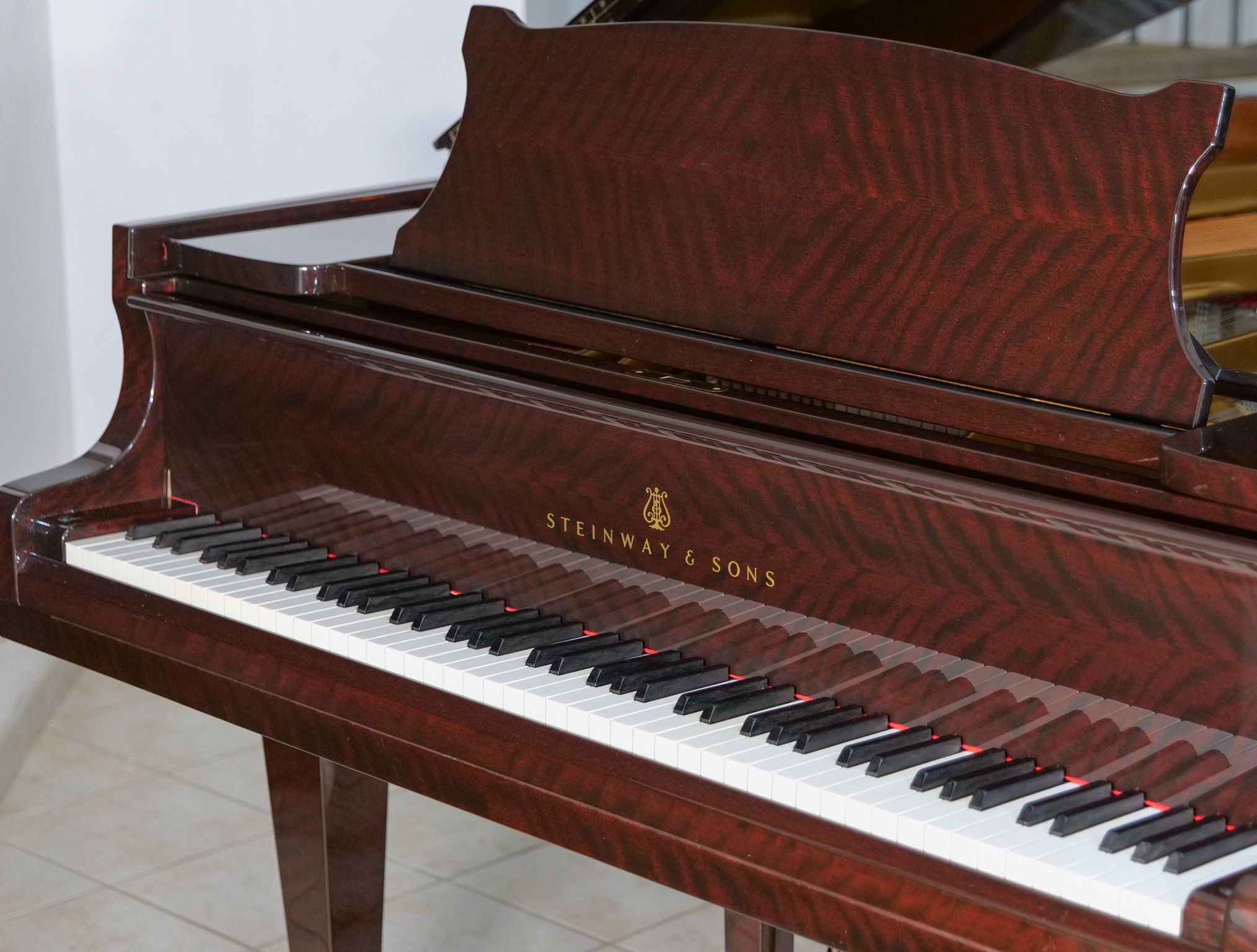 Original ivory keyboard detail